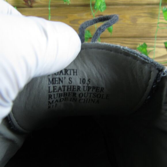 Steve Madden Men's Garth Wingtip Black Leather Size‎ 10.5M Used 2025 - Picture 5 of 7